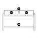 Aparador 2 Gavetas 50524 130cm Branco Cedro DCASA
