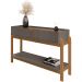 Aparador 2 Gavetas 50524 130cm Cinza Perola Cedro DCASA