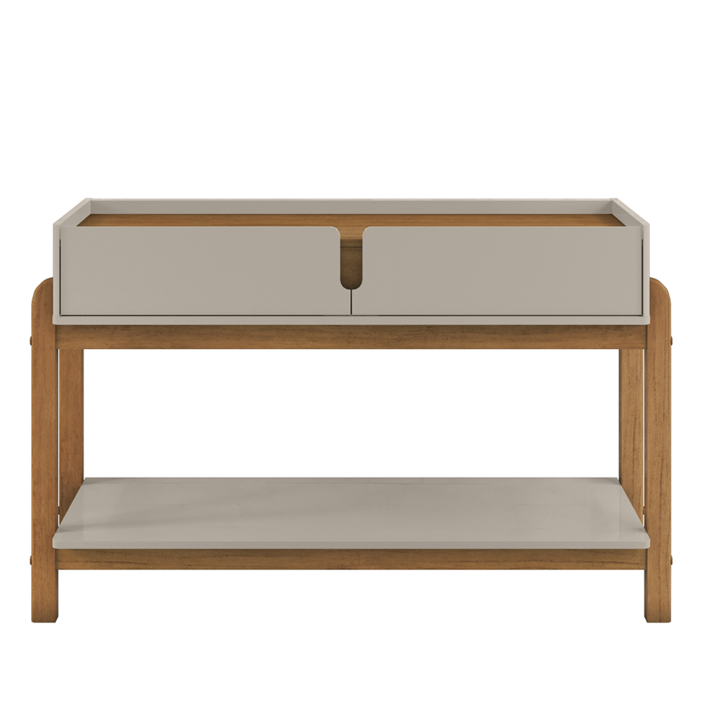 Aparador 2 Gavetas 50524 130cm Off White Cedro DCASA