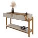 Aparador 2 Gavetas 50524 130cm Off White Cedro DCASA