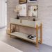 Aparador 2 Gavetas 50524 130cm Off White Cedro DCASA