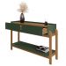 Aparador 2 Gavetas 50524 130cm Verde Oliva Cedro DCASA