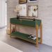 Aparador 2 Gavetas 50524 130cm Verde Oliva Cedro DCASA