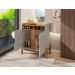 Aparador Adega Porto Off White Cedro