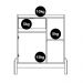 Aparador Bar 50526 Pes Madeira Maciça 81cm Off White Cedro DCASA