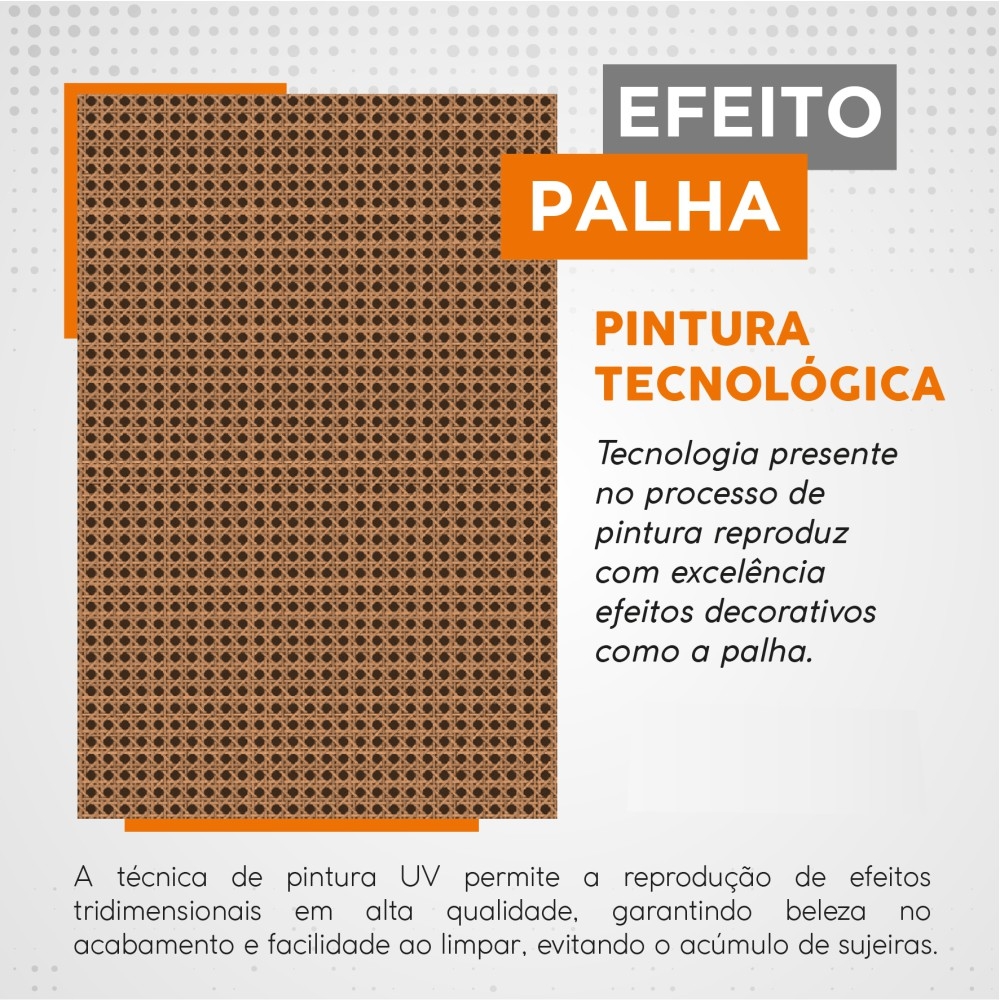 Aparador Cantinho do Café Célia Efeito Palha Off White Noce
