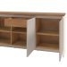Balcao Buffet 50523 3 Portas 160cm Cedro Off White DCASA