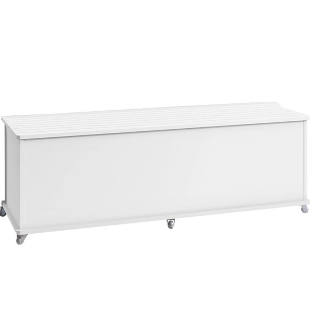Bau Banco Organizador 02302 1 Porta 135cm Branco DCASA