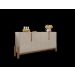 Buffet 4 Portas c/ Prateleiras Lizz 1,70  Off-White/Cedro