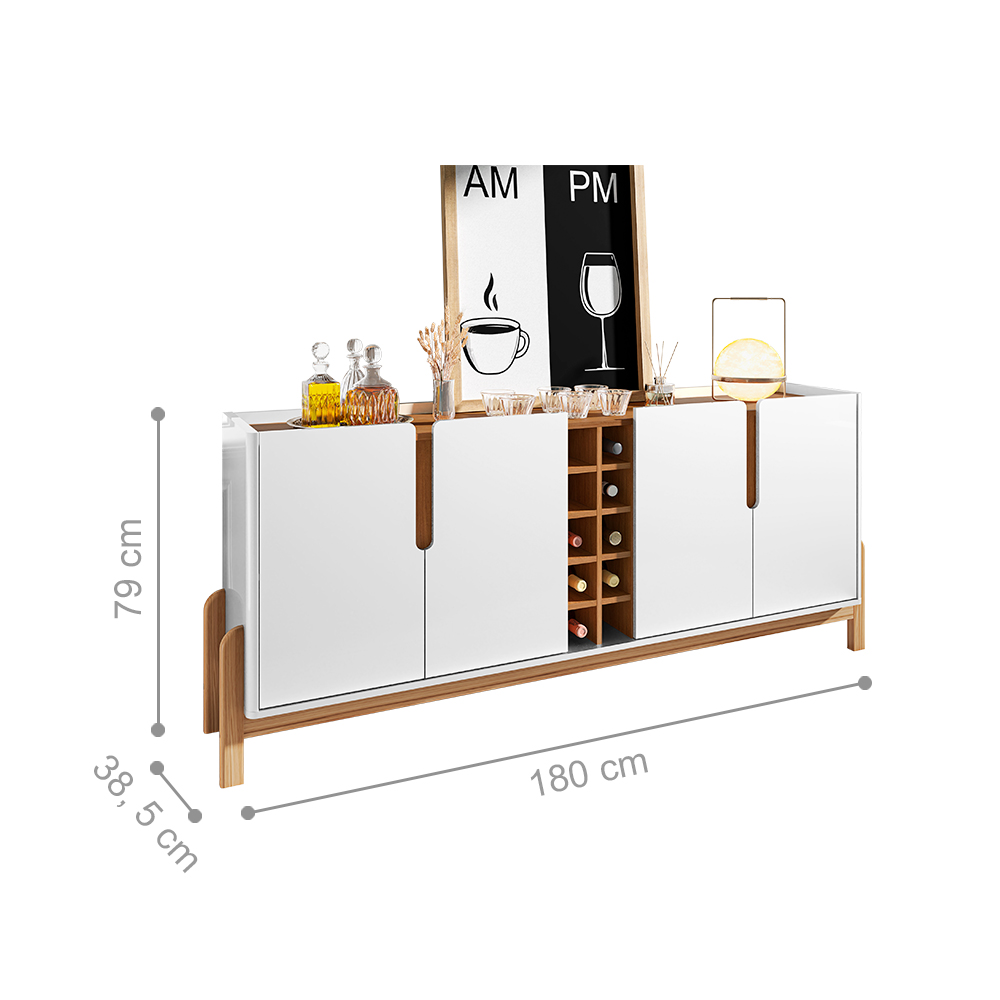 Buffet Adega Ranger Branco Cedro