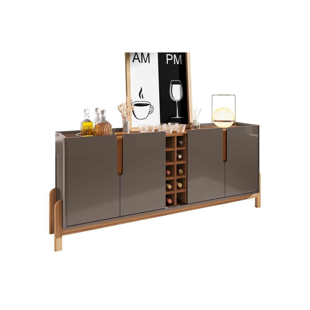 Buffet Adega Ranger Cinza Perola Cedro