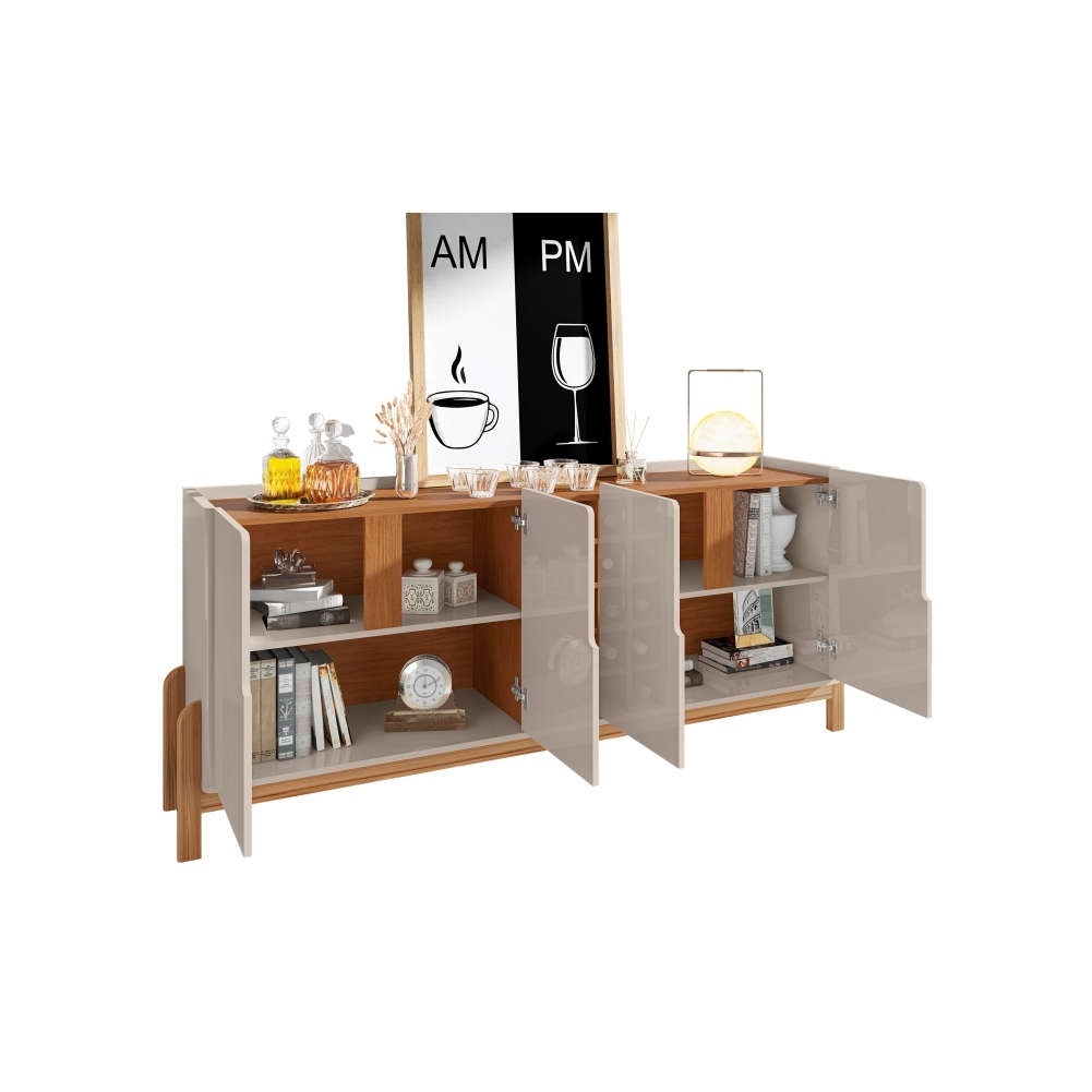 Buffet Adega Ranger Off White Cedro