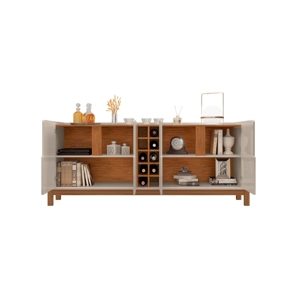 Buffet Adega Ranger Off White Cedro
