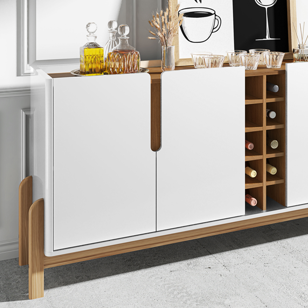 Buffet Aparador 190cm Com Adega 050520 Branco Cedro DCASA