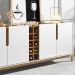 Buffet Aparador 190cm Com Adega 050520 Branco Cedro DCASA