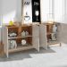Buffet Aparador 190cm Com Adega 050520 Off White Cedro DCASA