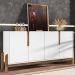 Buffet Aparador 4 Portas 170cm 050518 Branco Cedro DCASA