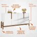 Buffet Aparador 4 Portas 170cm 050518 Branco Cedro DCASA