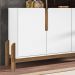 Buffet Aparador 4 Portas 170cm 050518 Branco Cedro DCASA
