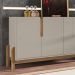 Buffet Aparador 4 Portas 170cm 050518 Off White Cedro DCASA