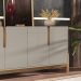 Buffet Aparador 4 Portas 170cm 050518 Off White Cedro DCASA