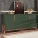 Buffet Aparador 4 Portas 170cm 050518 Verde Oliva Cedro DCASA