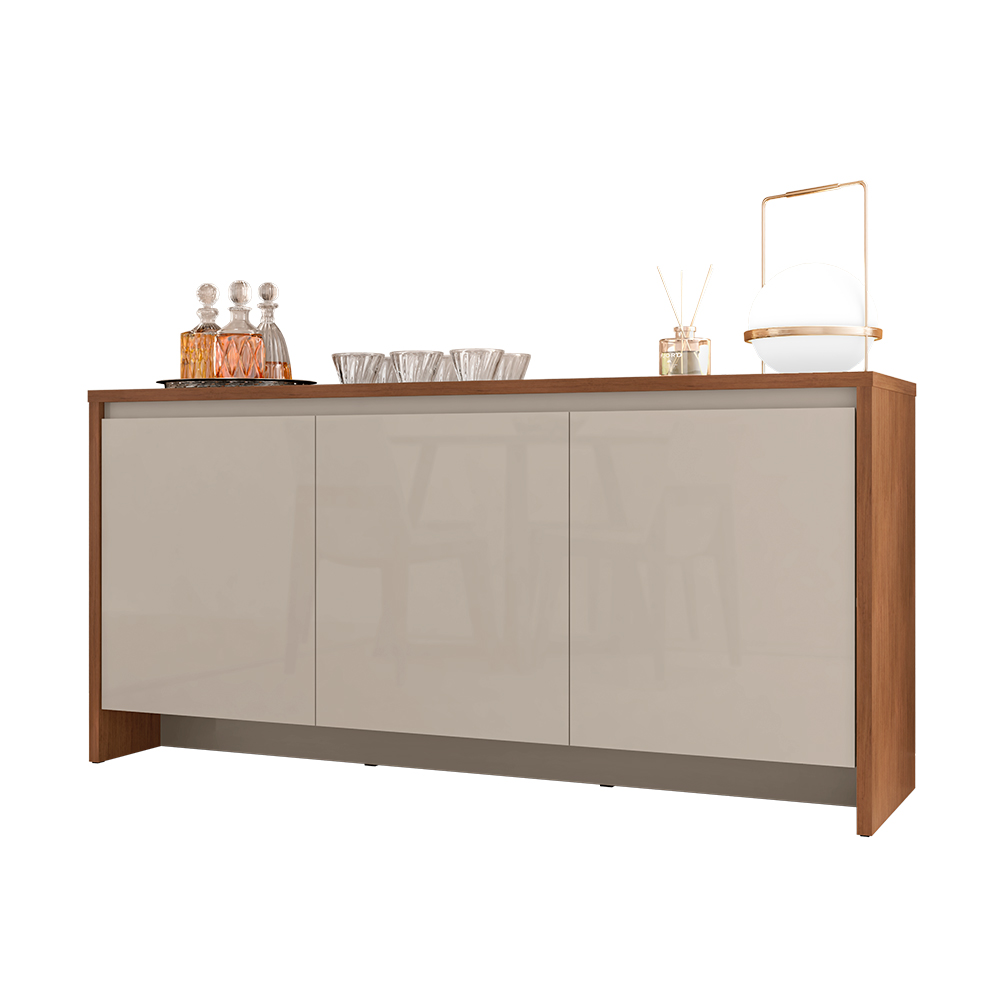Buffet Aparador Legancy Cedro Off White 3 Portas
