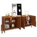 Buffet Aparador Lizz 190cm 4 Portas com Adega Cedro - Casa D