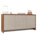 Buffet Aparador Madrid 3 Portas Cedro/Off White - Casa D 