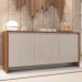 Buffet Aparador Madrid 3 Portas Cedro/Off White - Casa D 