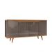 Buffet Louise Cinza Pérola Noce 4 Portas