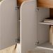 Buffet Memphis  4 Portas Off White com Cedro - Casa D