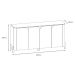 Buffet Memphis  4 Portas Off White com Cedro - Casa D