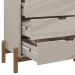 Comoda 3 Gavetas Para Quarto 005025 Off White DCASA