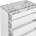 Comoda Tampo De Vidro 5 Gavetas 010059 Branco DCASA