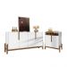 Conjunto Buffet 1.7 e Bar Ramp Branco Cedro