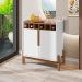 Conjunto Buffet 1.7 e Bar Ramp Branco Cedro