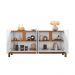Conjunto Buffet 170 e Cristaleira Luisa Branco Cedro