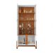 Conjunto Buffet 170 e Cristaleira Luisa Branco Cedro