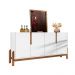 Conjunto Buffet e Cristaleira Jayce - Branco