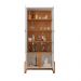 Conjunto Mesa de Centro e Cristaleira Kast Off White Cedro