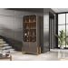 Conjunto Sala De Estar Completo Seville Cinza Pérola Cedro