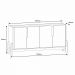 Conjunto Sala De Estar Completo Seville Off White Cedro