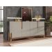 Conjunto Sala De Estar Completo Seville Off White Cedro