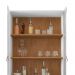 Cristaleira 4 Portas Para Sala De Estar 50519 Branco Cedro DCASA