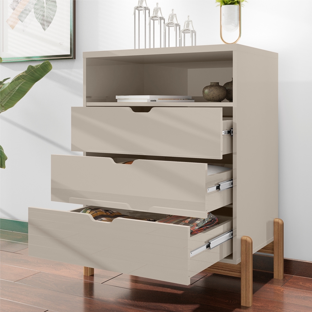Gaveteiro Atalanta 3 Gavetas Off White