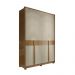 Guarda Roupa Roma Cedro Linho 4 Portas