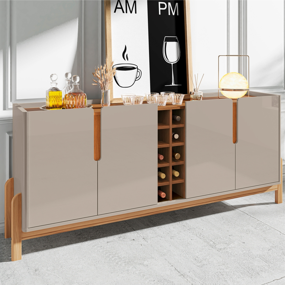 Jogo Buffet 1.9 e Bar Office Off White Cedro