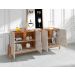 Jogo Buffet 1.9 e Bar Office Off White Cedro