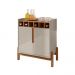 Jogo Cristaleira e Bar Oct Off White Cedro